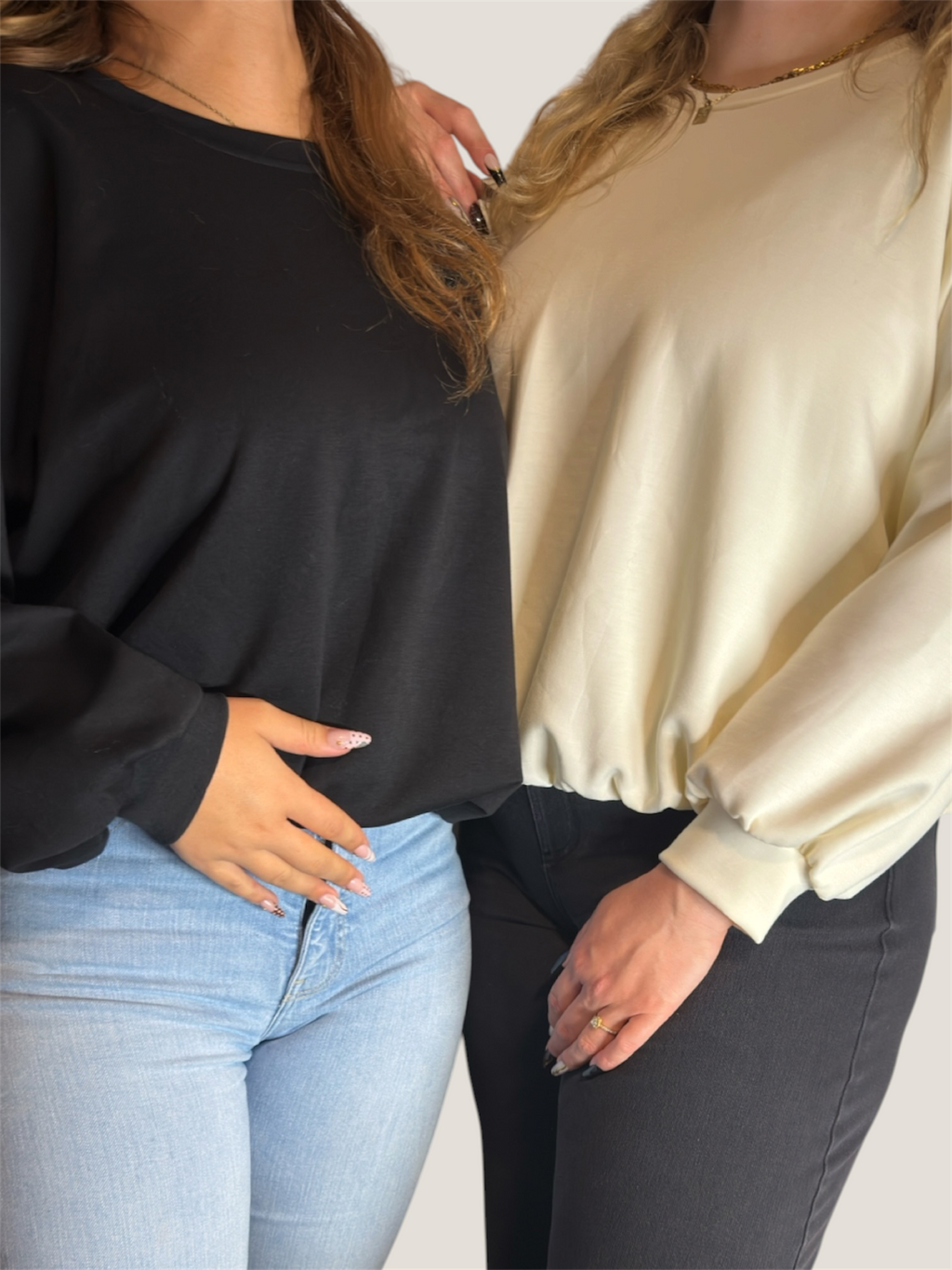 Soft Mood Sweatshirt Creme