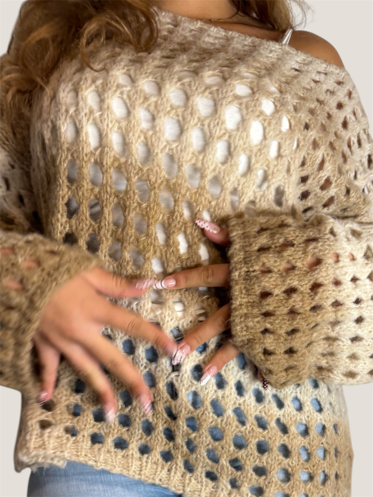 Autumn Haze Strickpullover Beige