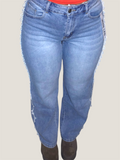Lace Flow Wide Leg Jeans