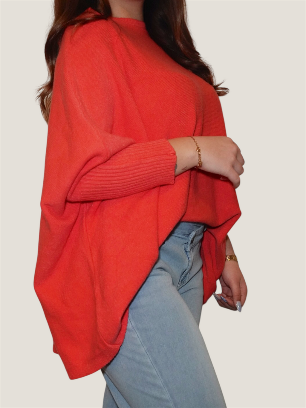 Dreamy Flow Pullover Rot