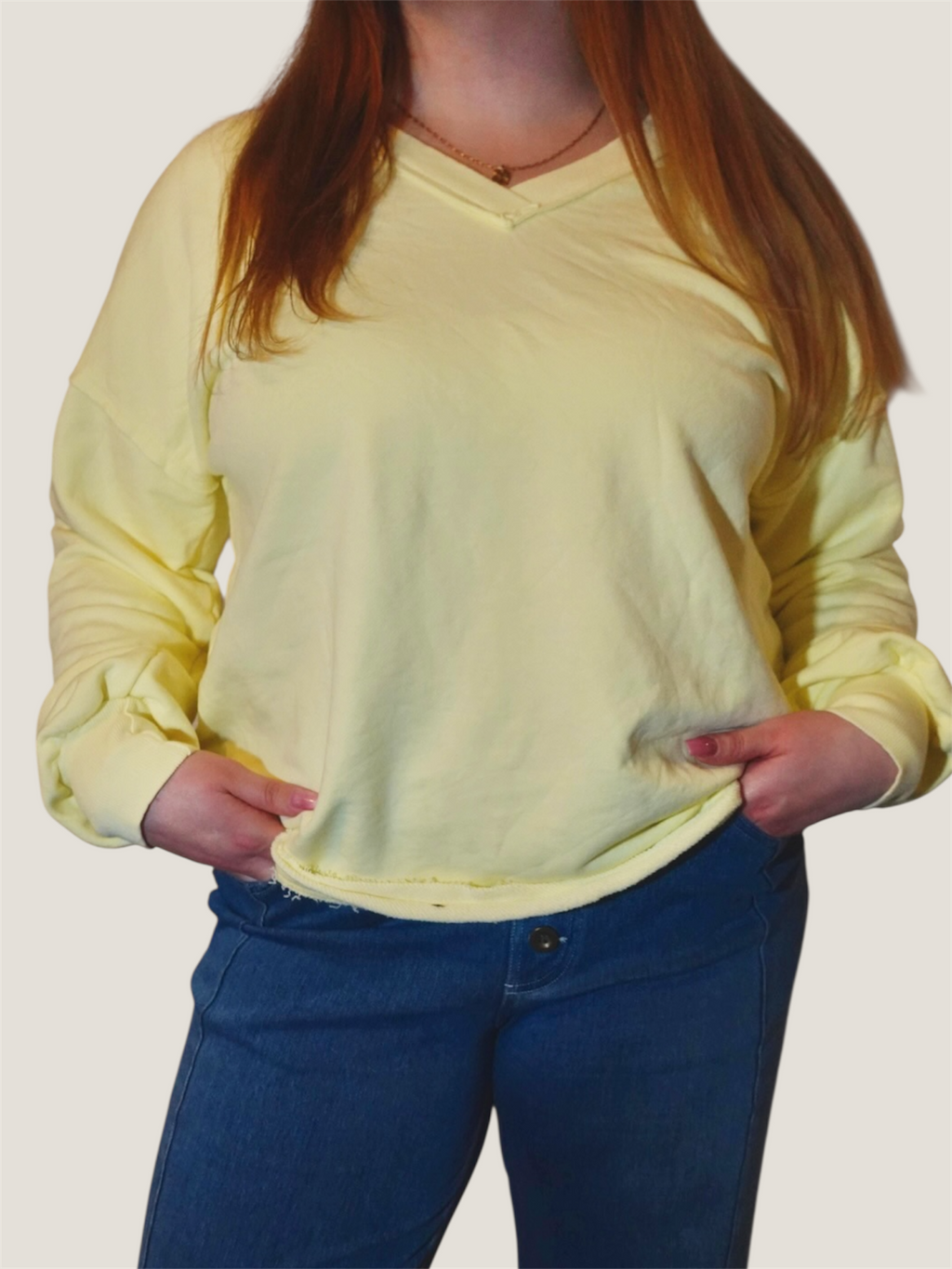 Butter Glow Sweatshirt Buttergelb/Pastellgelb
