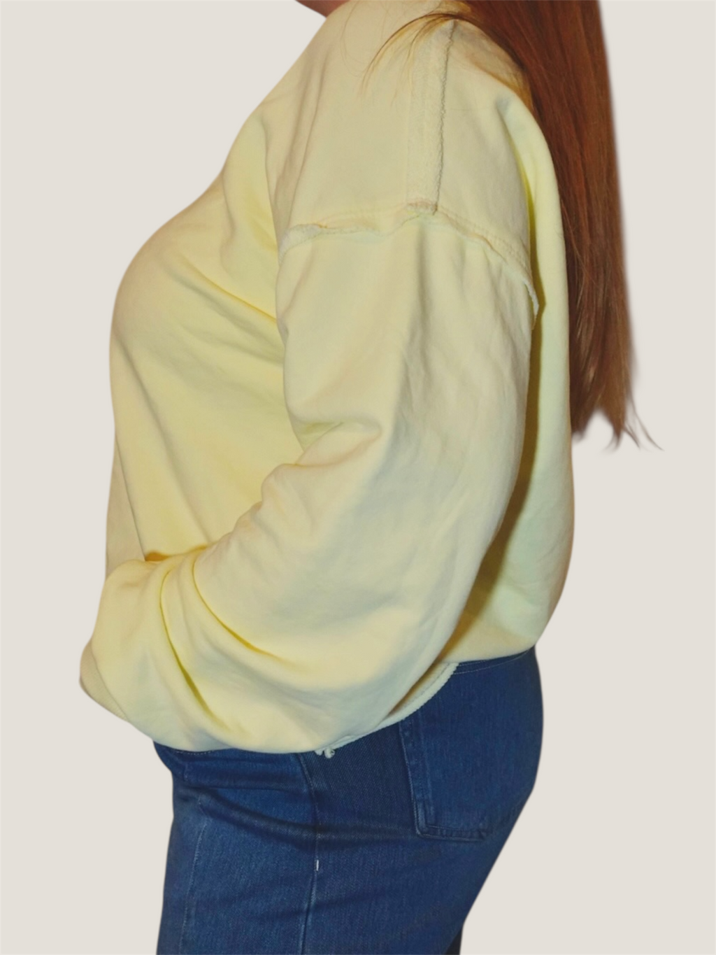 Butter Glow Sweatshirt Buttergelb/Pastellgelb