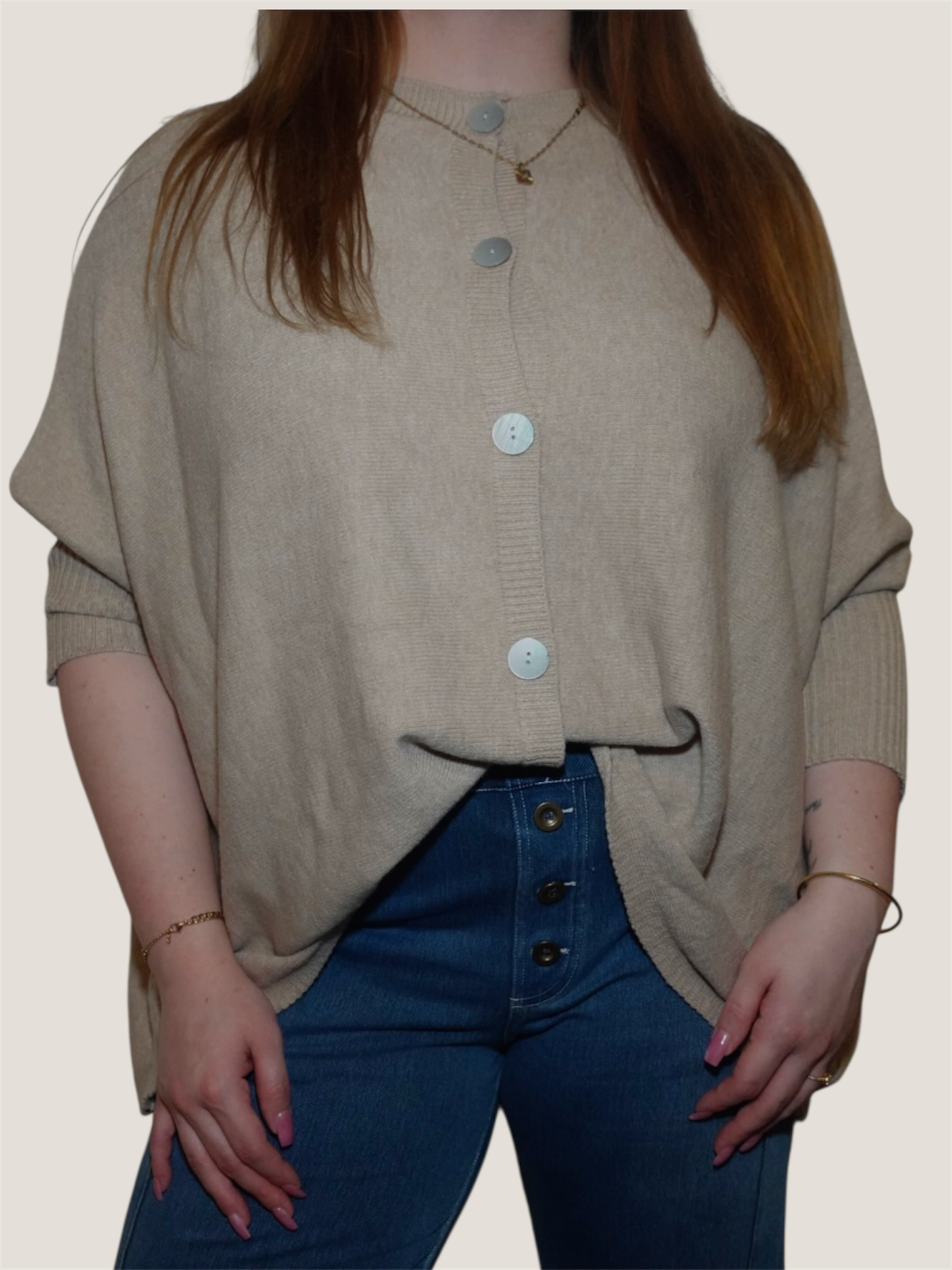 Soft Muse Cardigan Beige