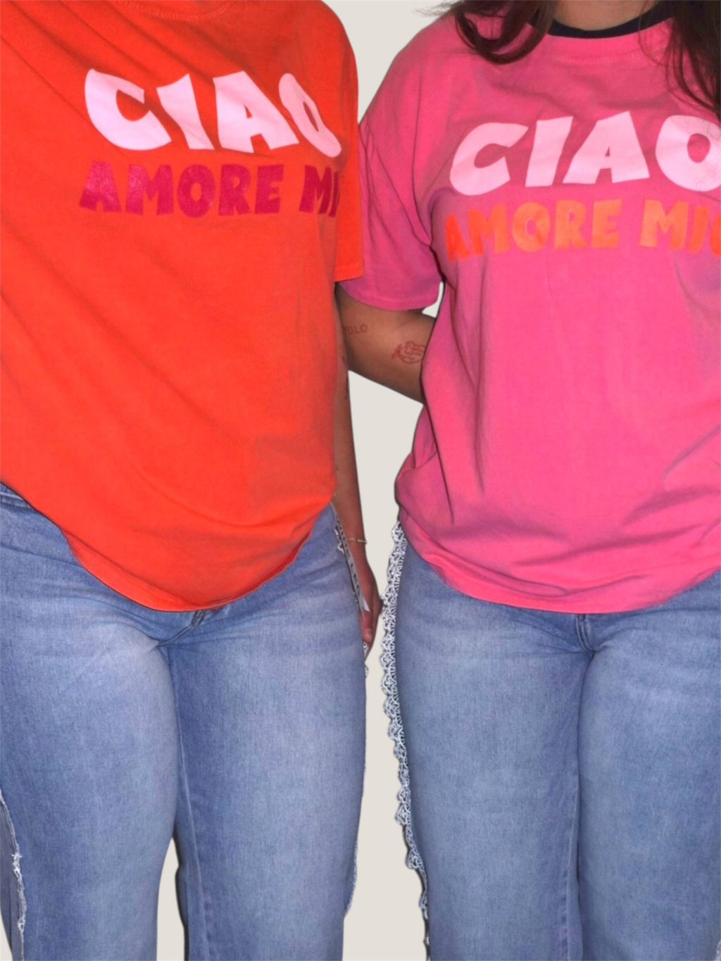 Ciao Amore Mio T-Shirt Orange