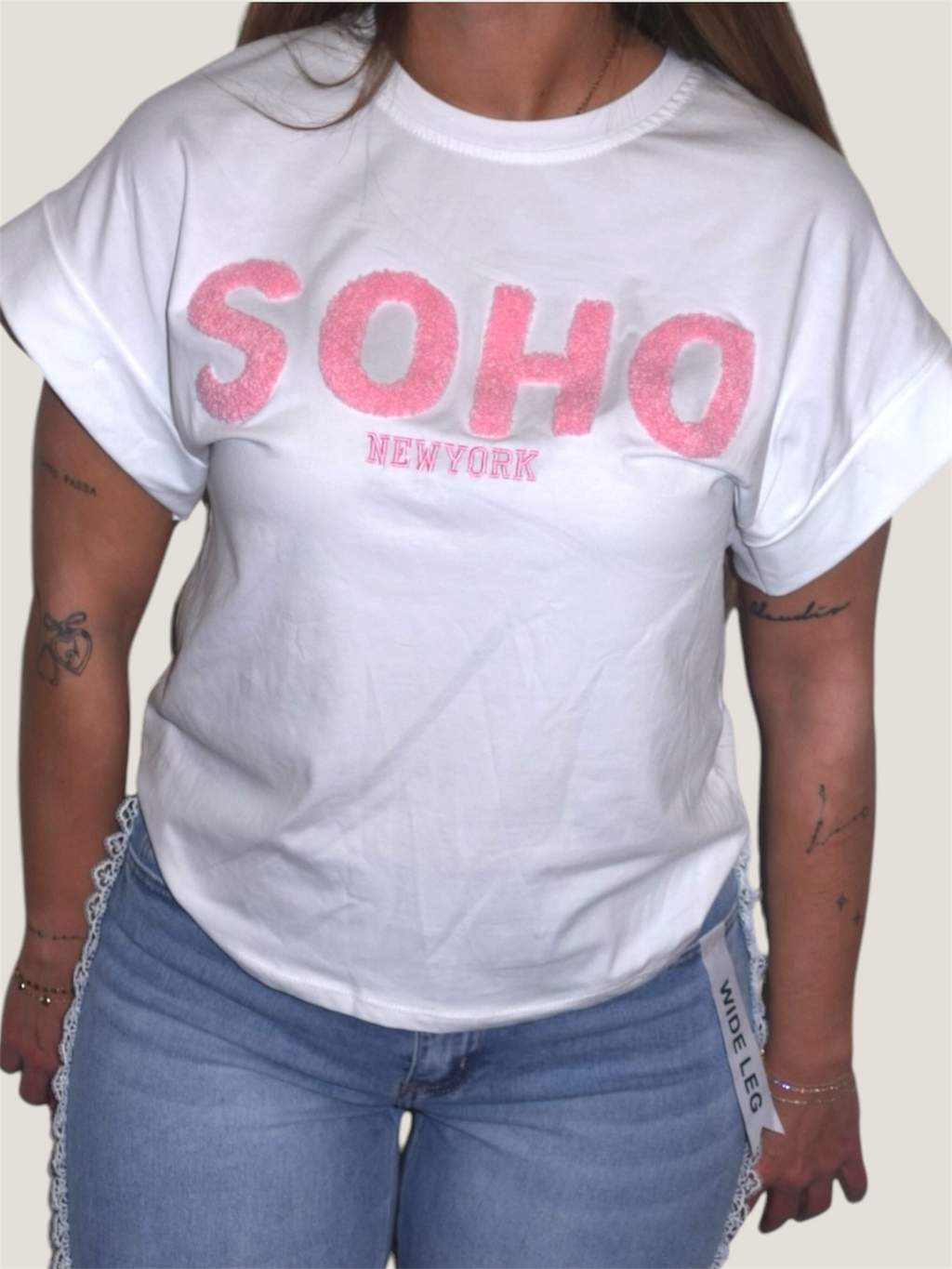 Soho Vibe T-Shirt Weiß