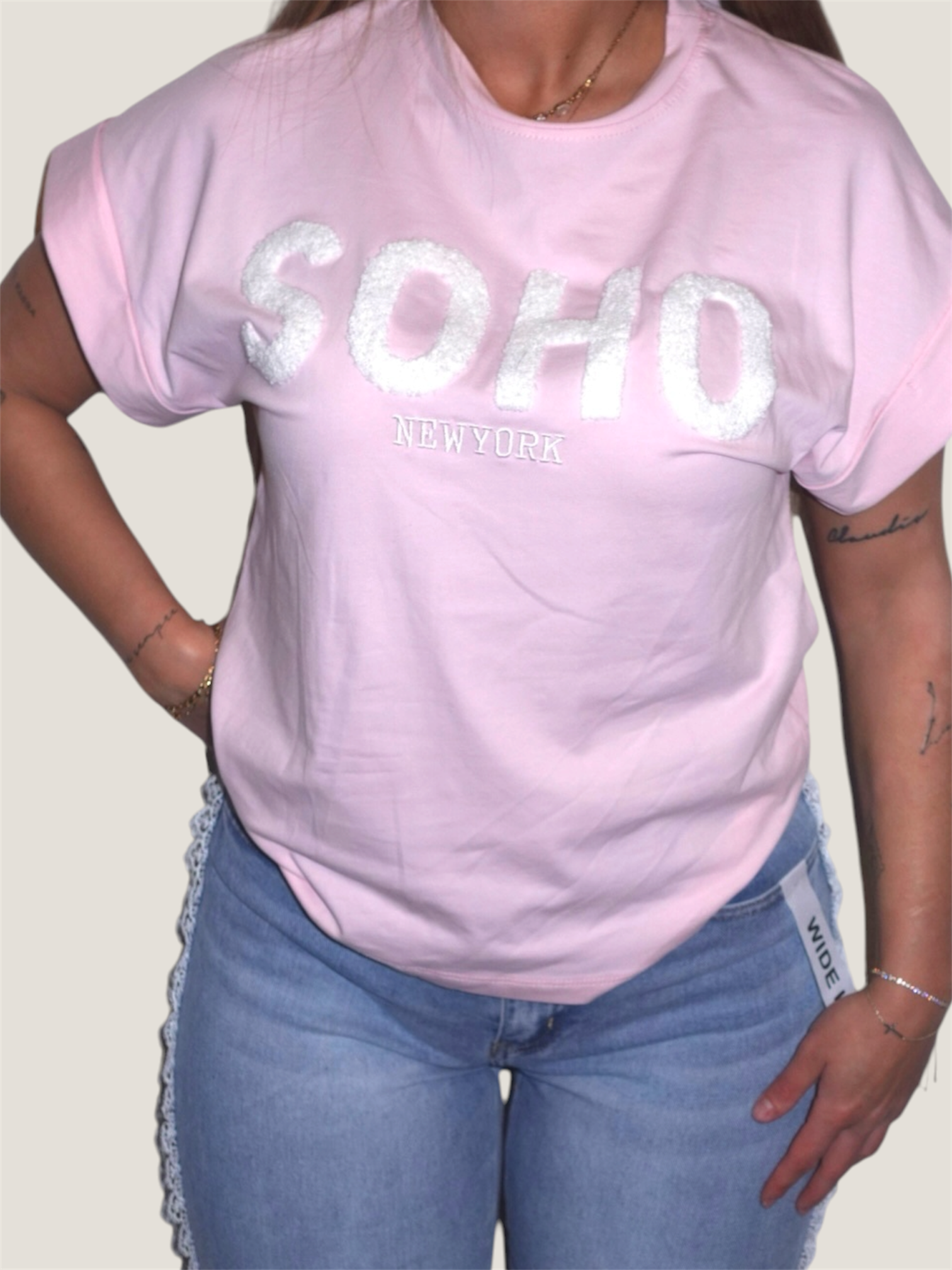 Soho Vibe T-Shirt Rosa