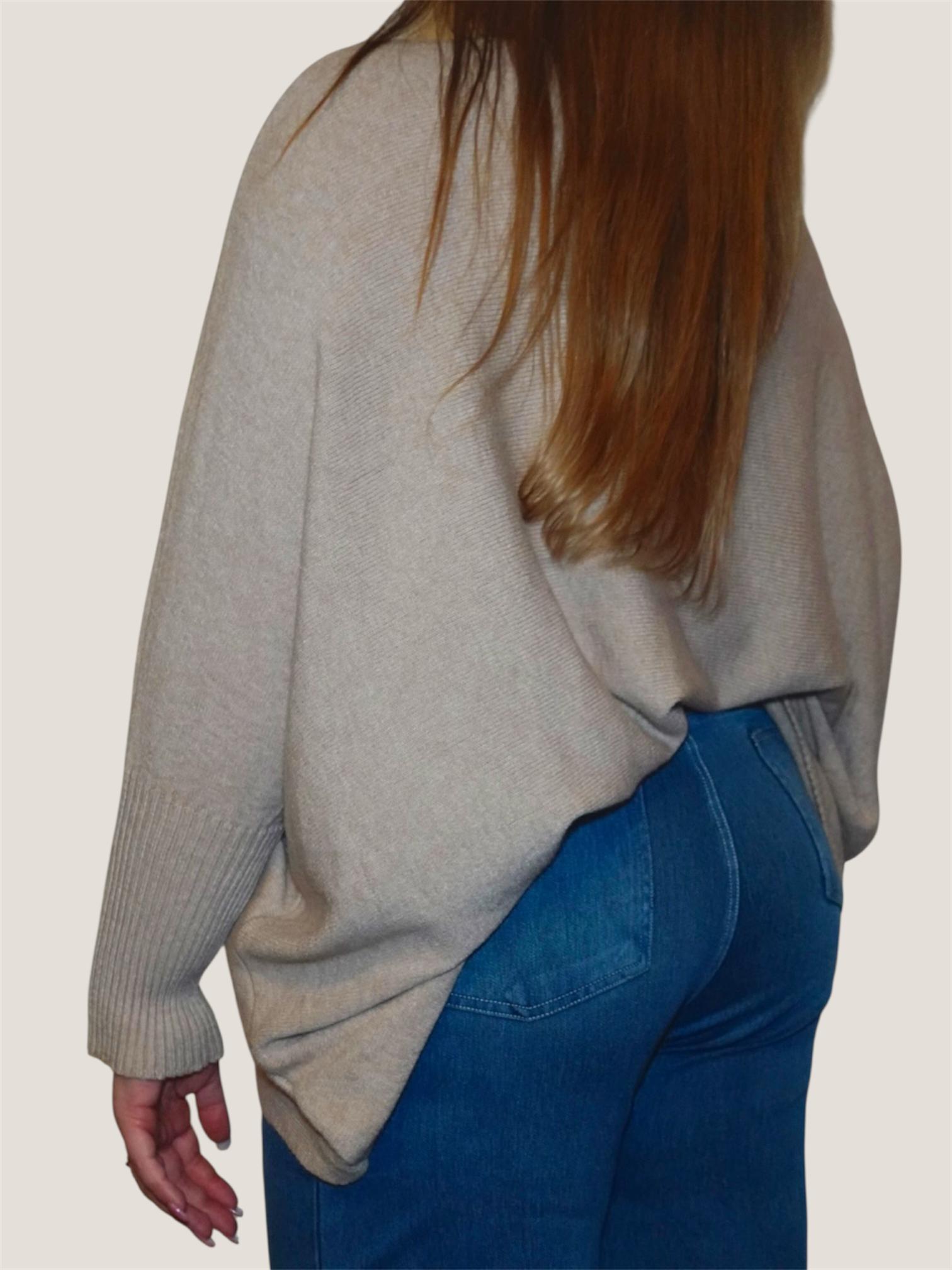 Dreamy Flow Pullover Beige